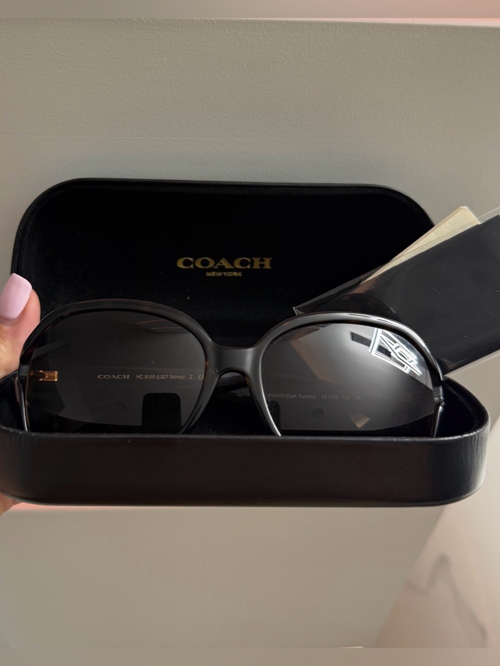 Coach Tortoise Shell Sunglasses no case